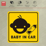 Universal Women's Baby in Car Kid Boy Girl Lady Sticker Car SUV Decoration Decal