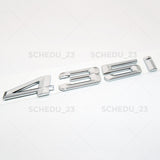 For BMW 435i Chrome Logo Emblem Badge Car Trunk Lid M Power Series Performance