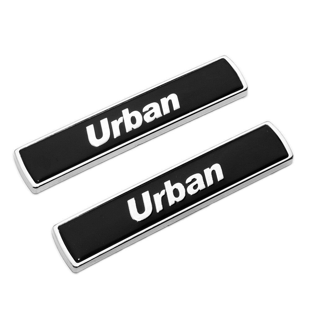 2x For BMW Urban Logo Emblem Badge Car Side Fender M Series Performance Sport