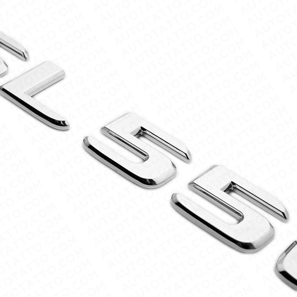 For 17-21 Mercedes SL 550 Letter Emblem Trunk Lid Logo Badge AMG Sport Chrome