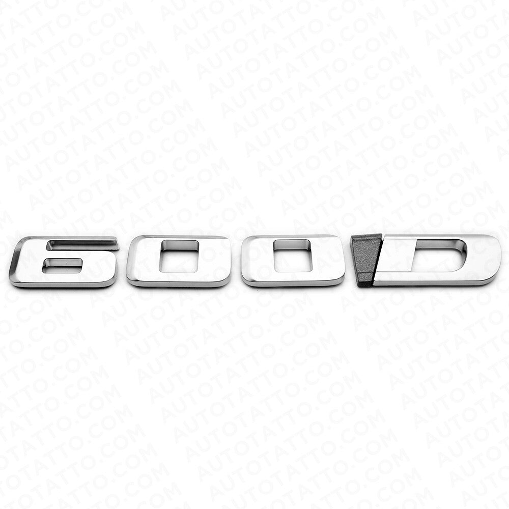 For Cadillac Escalade 600D Silver Rear Liftgate Nameplate Emblem Badge
