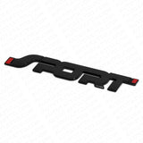 Universal Car Gloss Black SPORT Tailgate Adhesive Nameplate Badge Logo Emblem