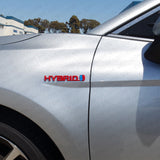 Universal Fashion Metal Hybrid Car Decal Badge Emblem Sticker Auto Decoration
