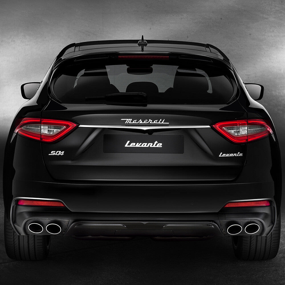 For Maserati Chrome Levante Liftgate Nameplate SUV Logo Emblem Badges Sport