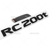 For Lexus Trunk Gloss Black RC 200t Letter Logo Badge Emblem Car Replace F-Sport