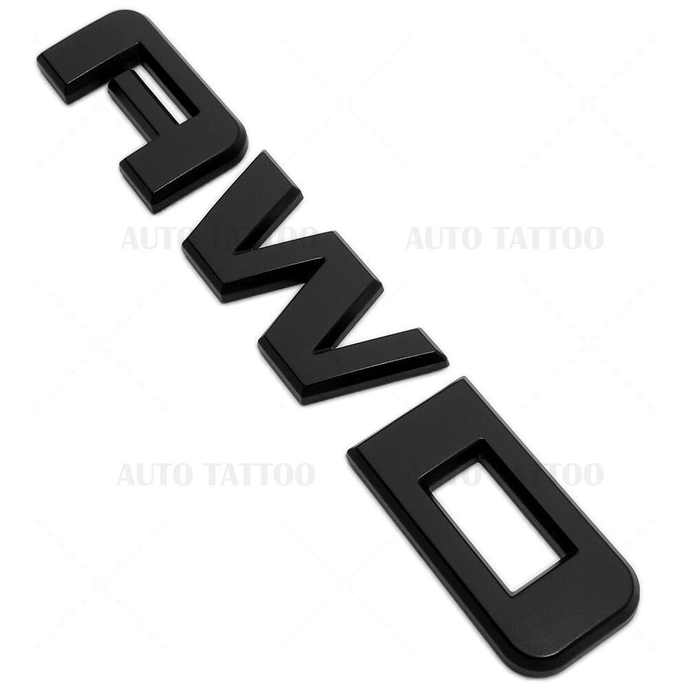 10-20 GMC Acadia Terrain Liftgate AWD Letter Emblem Badge Nameplate Matte Black