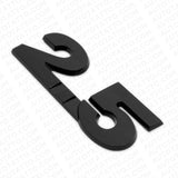 VW Jetta SportWagen 2.5 Rear Truck Rear Hatch Lid Nmaeplate Badge Emblem Black