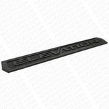 3pcs 19-23 GMC Sierra Elevation Front Door Tailgate Nameplate Emblem Gloss Black
