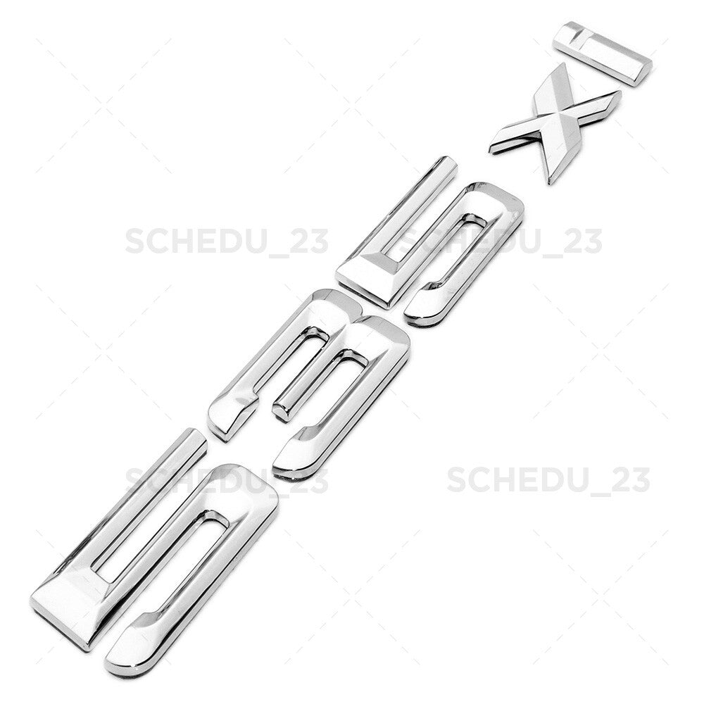 For BMW 535xi Logo Emblem Badge Trunk Lid M Series Performance Chrome Sport