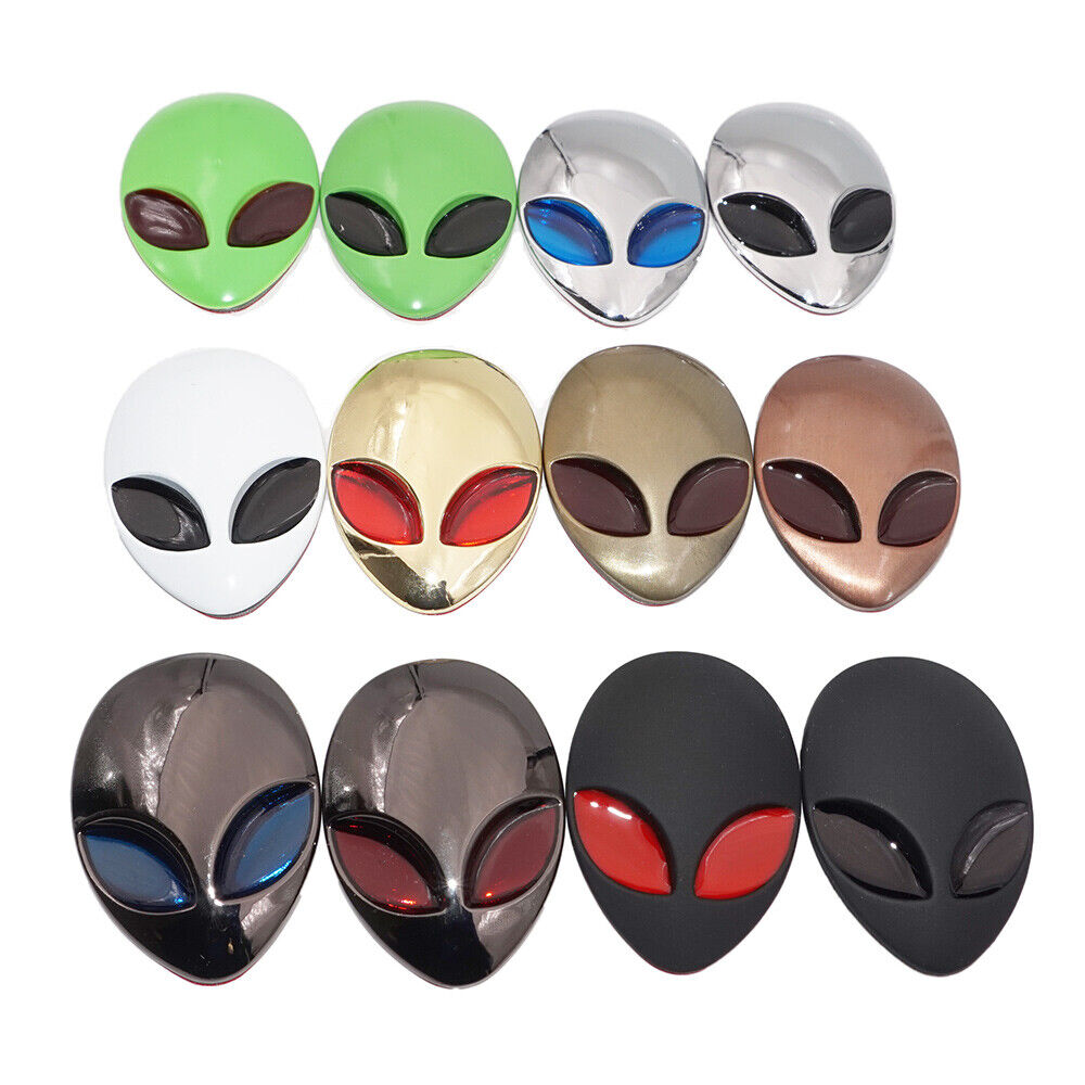 Universal 3D Fashion Metal E.T. Alien Car Decal Sticker for Auto Decoration