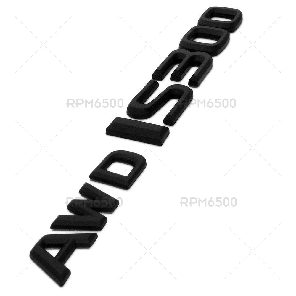 For Lexus Trunk Matte Black AWD IS 300 Letter Badge Emblem Car Replace F-Sport