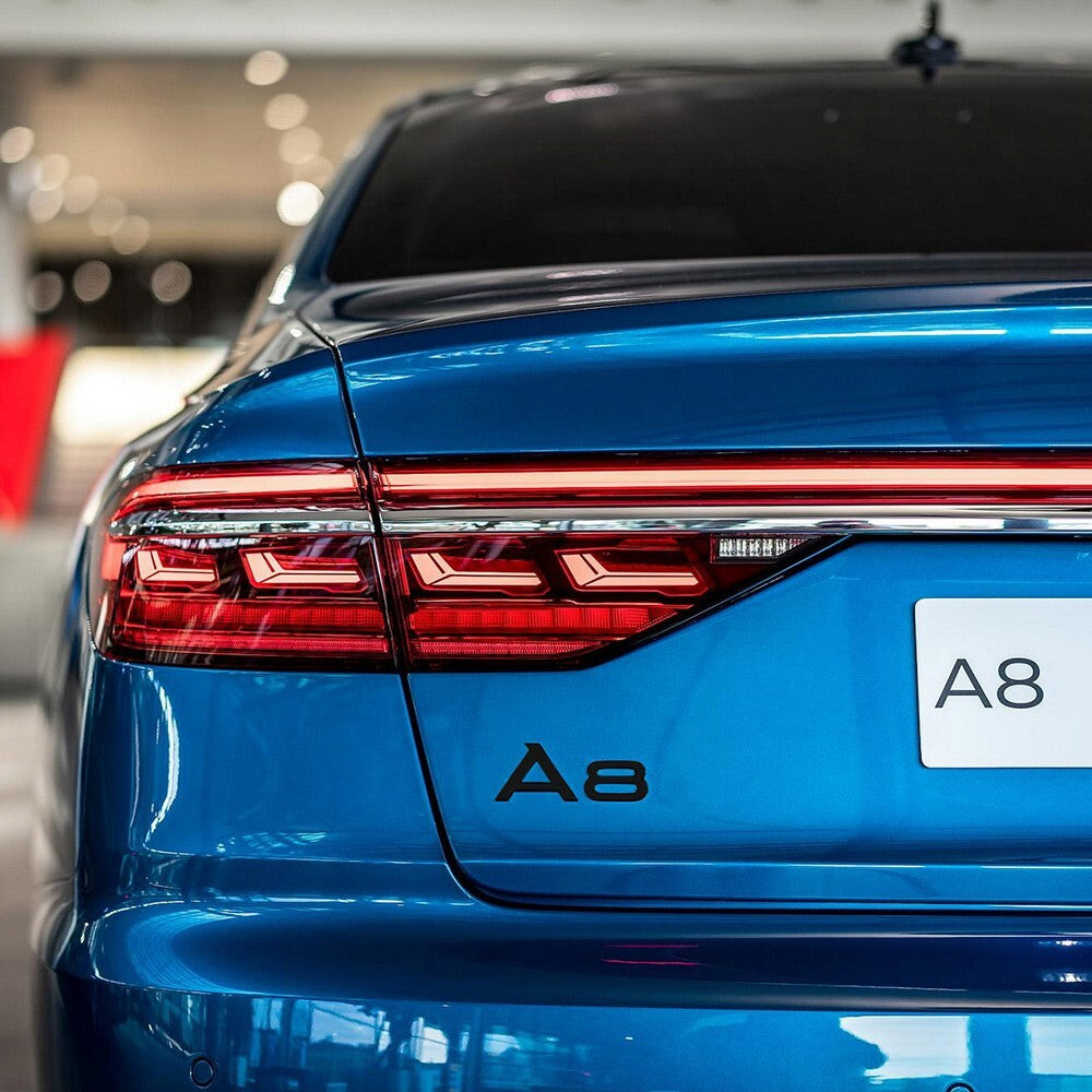Audi A8 Gloss Black Rear Letter Tail Namrplate Trunk Emblem Badge Sport Sline
