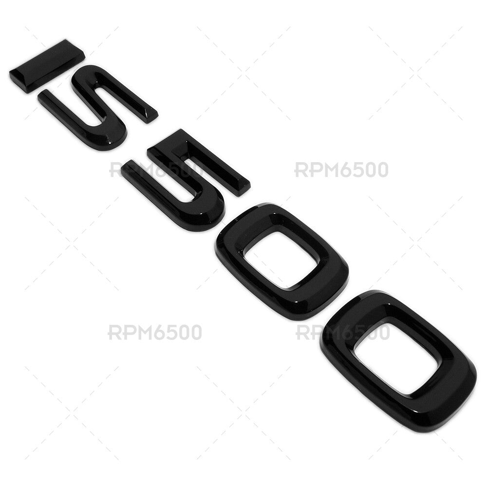 For Lexus Trunk Gloss Black IS 500 Letter Logo Badge Emblem Car Replace F-Sport