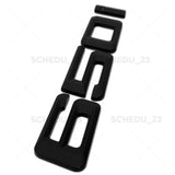 12-19 Matte Black BMW 650i Emblem Badge Trunk Lid M Performance F06 F12 F13