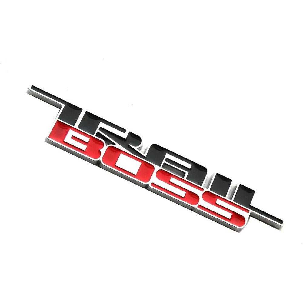 Chevrolet Silverado 1500 2500 3500 HD Trail Boss Door Bed Badge Emblem Red