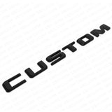 19-21 Matte Black Silverado 1500 Tailgate Custom Letter Logo Emblem Badge Z71