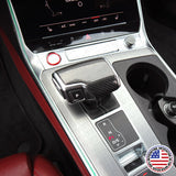 19-21 A6 A7 S6 S7 Q8 SQ8 RS Q8 Real Carbon Fiber Replace Shift Knob Cover Sport