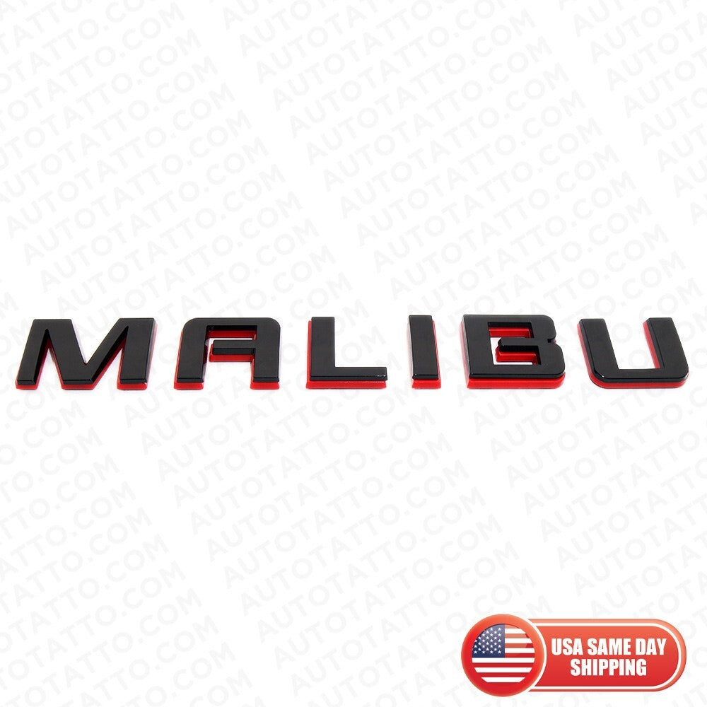 16-23 Chevy Malibu Rear Trunk Letter Emblem Logo Badge Nameplate Redline Edition