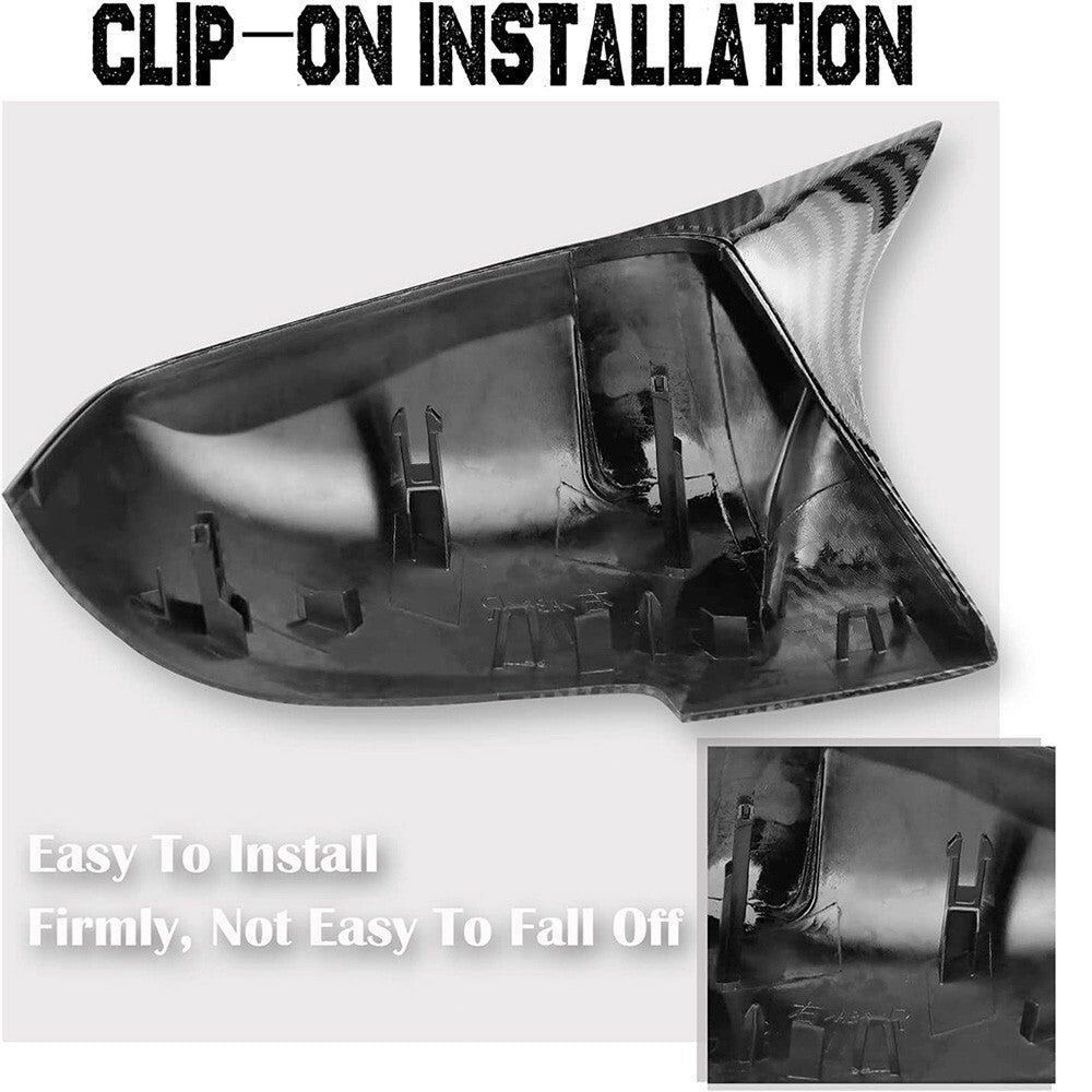 M Carbon Fiber Style Mirror Cover Cap For BMW X3 X4 X5 X6 X7 G01 G02 G03 G05 G06