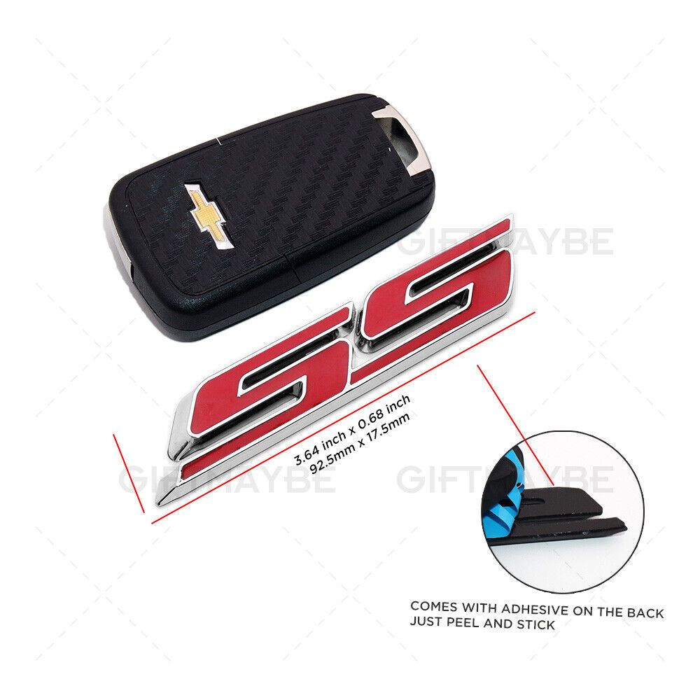 3D Fashion Metal Camaro SS Car Decal Badge Emblem Sticker for Auto Decoration