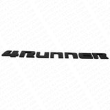 Gloss Back 4Runner Liftgate Nameplate Emblem Badge Logo Tailgate Rear Letter