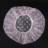 5Packs Waterproof PEVA Elastic Reusable Shower Hair Cap Beauty Salon Spa Cooking