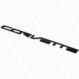 For 14-19 Corvette C7 R Z06 Gloss Black Rear Bumper Letter Badge Emblem Sport