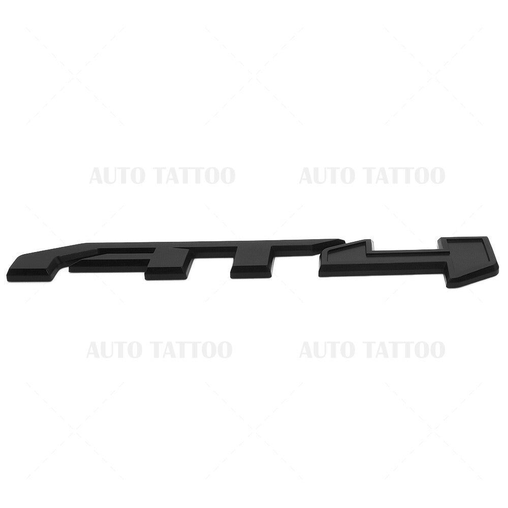 GMC Canyon Sierra AT4 Rear Tailgate Badge Logo Emblem Nameplate Matte Blackout