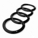 12-18 Audi A7 S7 RS7 Rear Liftgate Trunk Sign Logo Ring Badge Emblem Gloss Black