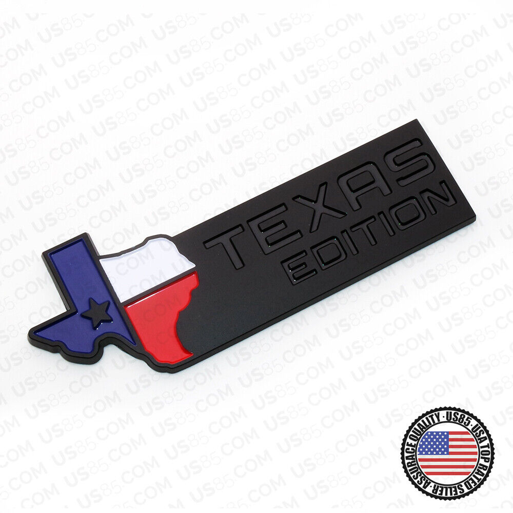 3D Fashion ABS Texas Edition Car Decal Badge Emblem Sticker for Auto Decoration