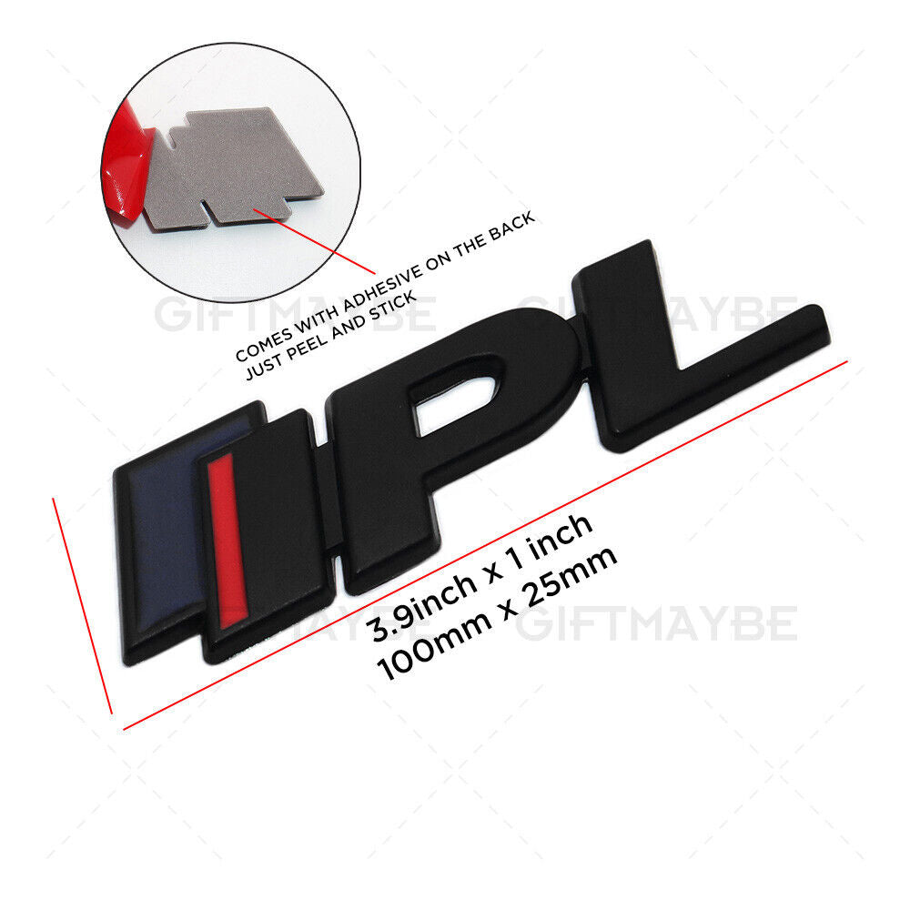 Universal Fashion Metal IPL Car Decal Sticker for Auto Decoration