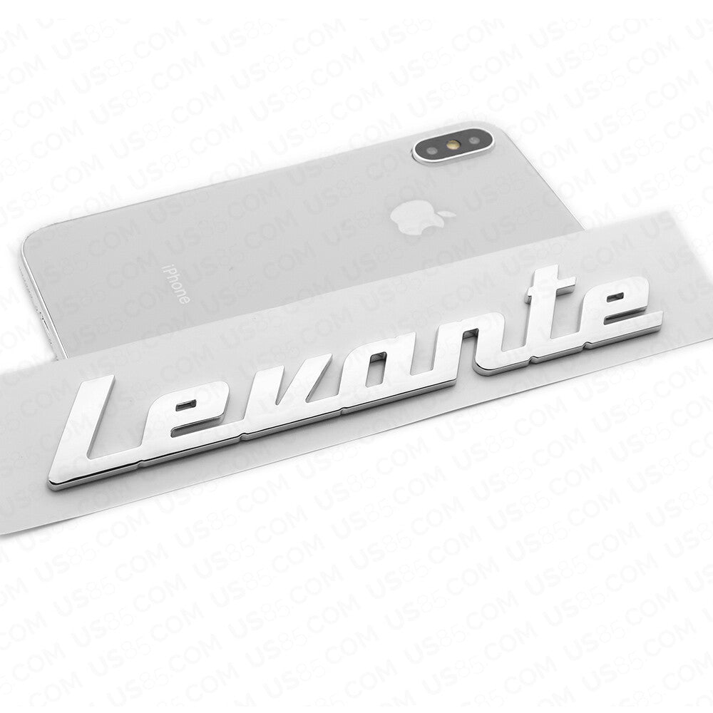For Maserati Chrome Levante Liftgate Nameplate SUV Logo Emblem Badges Sport
