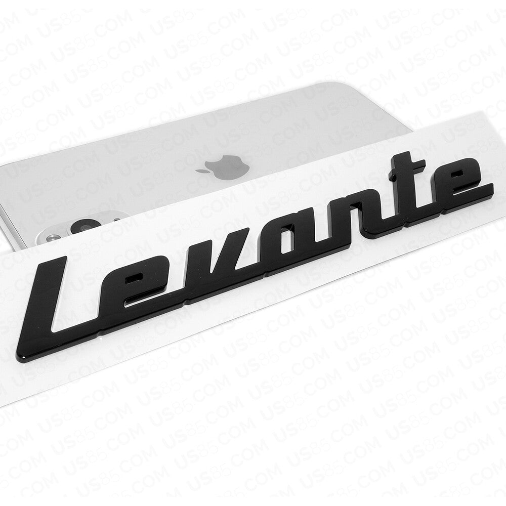 For Maserati Gloss Black Levante Liftgate Nameplate SUV Logo Emblem Badges Sport
