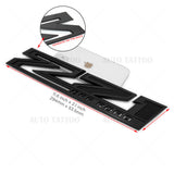 2pcs Chevy 19-21 Silverado Z71 Off Road Fender Letter Emblem Badge Matte Black