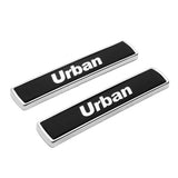 2x For BMW Urban Logo Emblem Badge Car Side Fender M Series Performance Sport