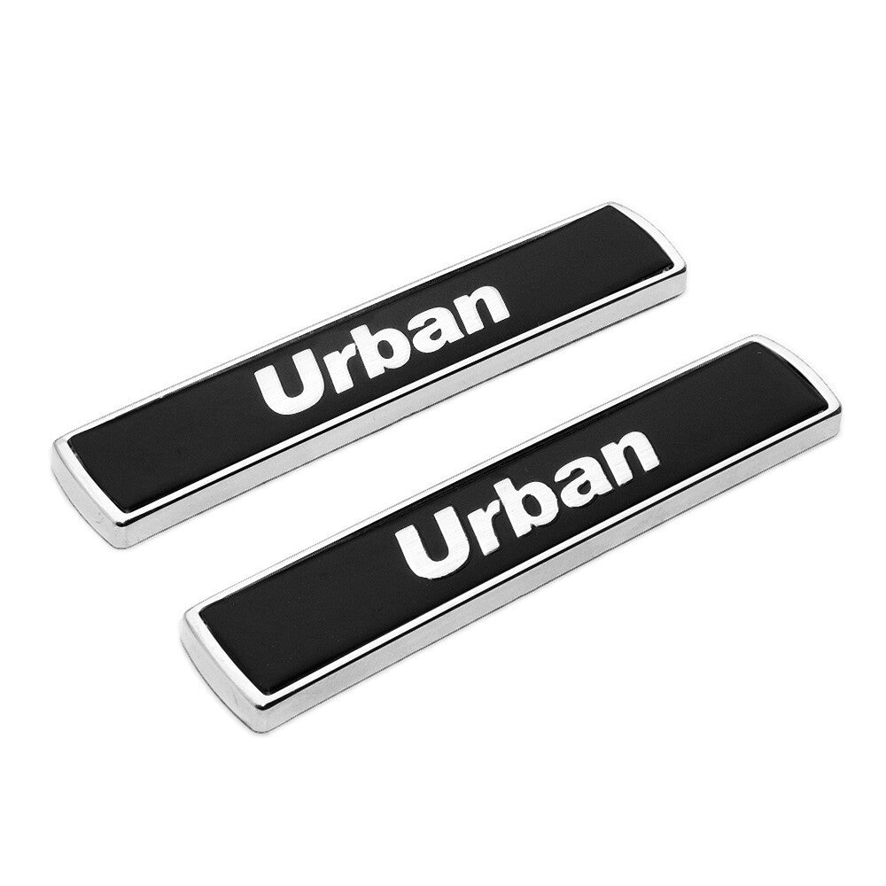2x For BMW Urban Logo Emblem Badge Car Side Fender M Series Performance Sport