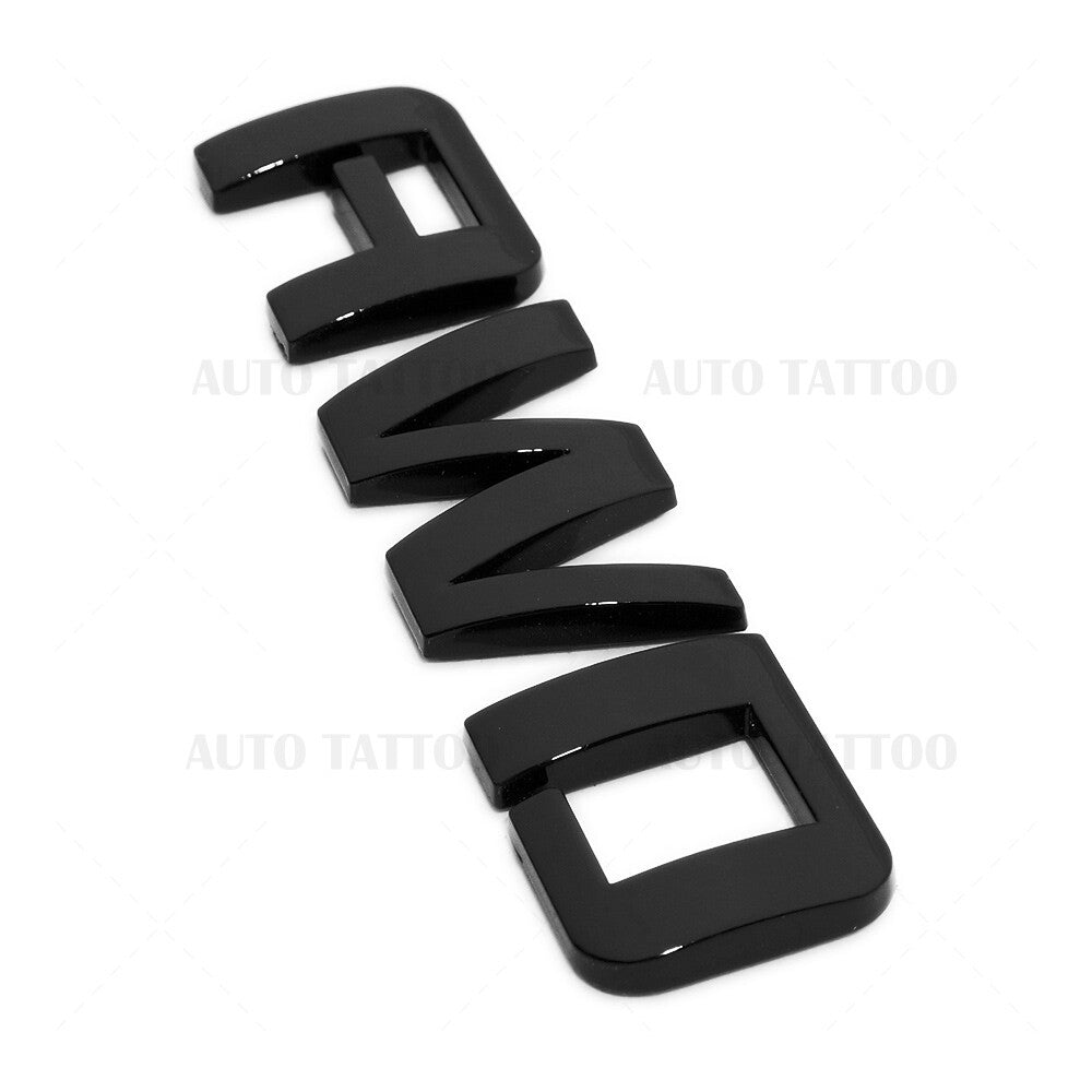 Chevy Equinox AWD Liftgate Nameplate Letter Logo Badge Emblem Sport Gloss Black