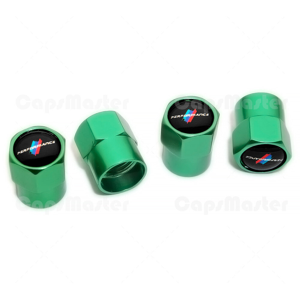 Fit Bmw M Performance Car Wheels Tire Air Hex Valve Caps Stem Dust Cover Sport