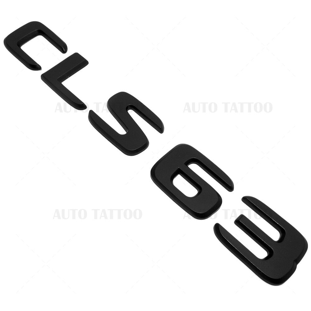 17+ Mercedes CLS 63 Letter Emblem Trunk Lid Logo Badge AMG Sport Matte Black