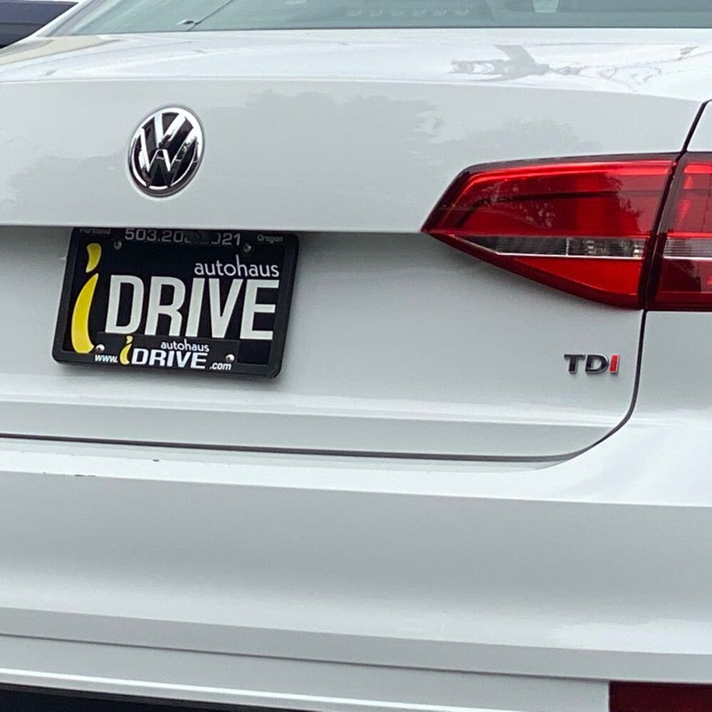Fit 2015 VW Jetta Rear Trunk TDI Emblem Badge Nameplate Black Red