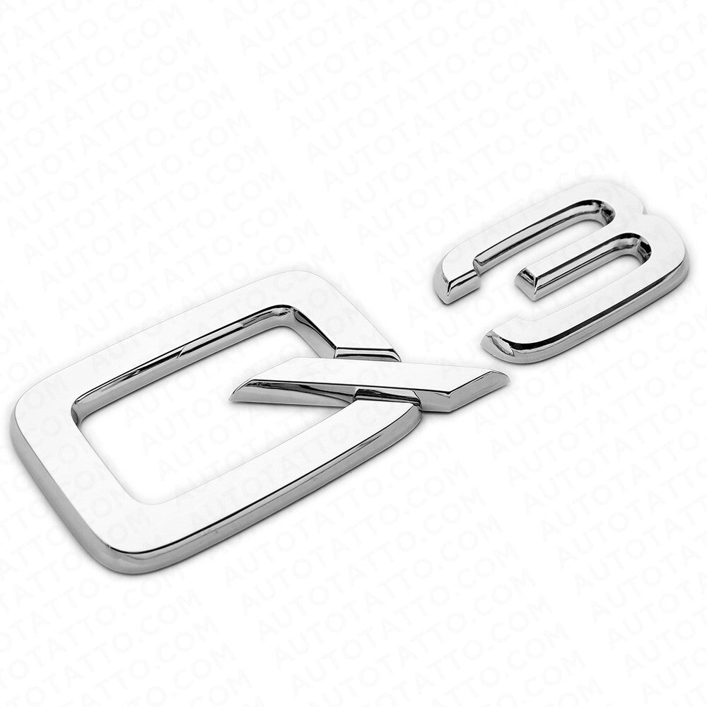 Audi Q3 OEM Chrome Rear Letter Liftgate Nameplate Trunk Emblem Badge Sport