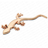 Audi Quattro Gecko Nameplate Badge Emblem Trunk 3D Sticker Car SUV Sport Gold