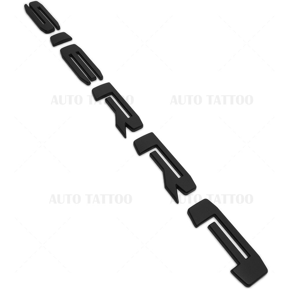 19-21 GMC Sierra with Denali Tailgate Logo Emblem Pickup Badge Nameplate Black