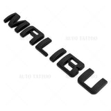 Chevy Malibu Trunk Lid Door Letter Emblem Logo Badge Nameplate Matte Black Sport