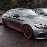 Mercedes Benz Special Edition 1 AMG Sport Side Skirt Stripes Vinyl Decal Sticker