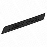 2x Flat Black AMG Special Edition Emblem Fender Logo Badge Nameplate Decoration