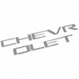 19-22 Silverado CHEVROLET Tailgate Insert 3D Letter Badge Nameplate Logo Emblem