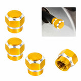 4pcs Hex Tire Wheels Air Valve Stem Caps Cover Car Truck Hotrod ATV Decorate