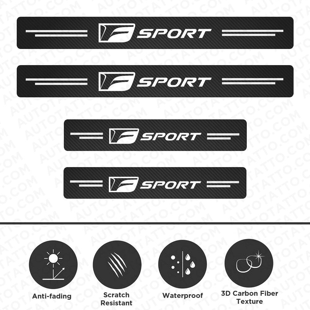 Universal Car Door Plate Sill Scuff Cover Anti Scratch Decal Sticker Protector