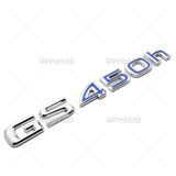 Lexus Rear Trunk OEM Chrome GS 450h Letter Logo Badge Emblem Replace F-Sport